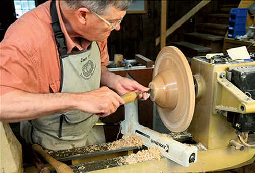 A closed grain wood like maple is a good choice for a yarn bowl. It lends itself to a smooth surface, which is an important design aspect.