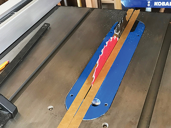 Quick Zero-clearance Table Saw Mod