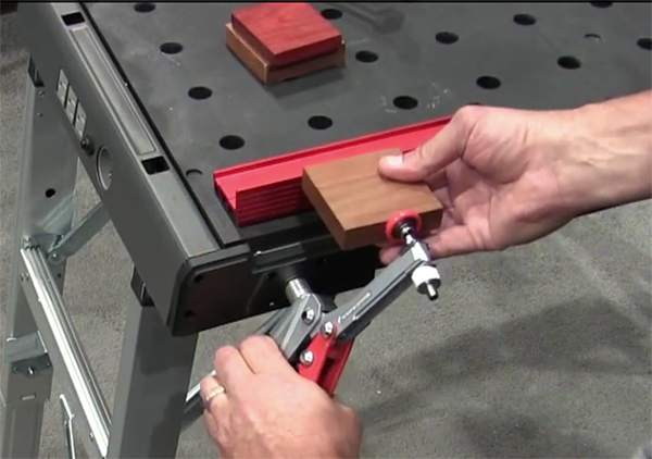 Armor Tool Peg Table Clamping System
