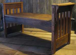 Mission-Style Bench