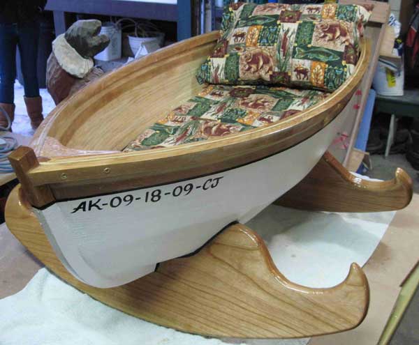boat-shaped cradle - woodworking blog videos plans
