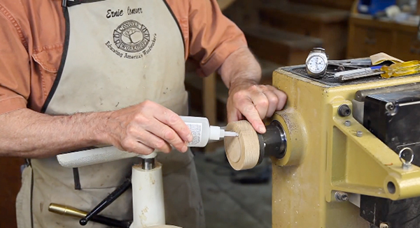 Using CA Glue to Chuck a Bowl on Your Lathe