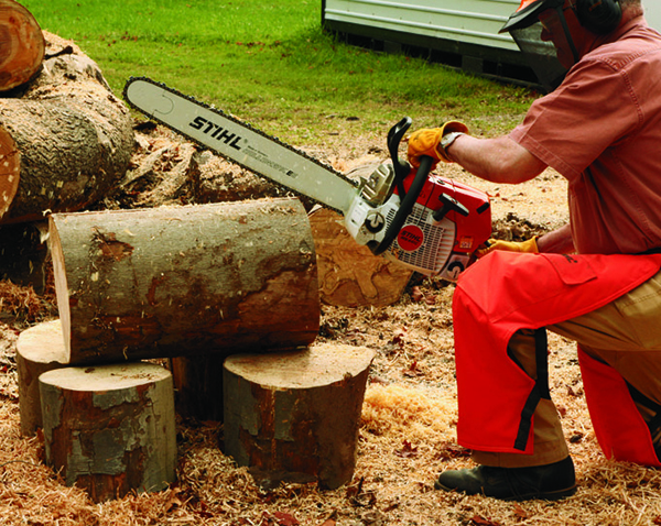 Cutting Bowl Blanks with a Chain Saw