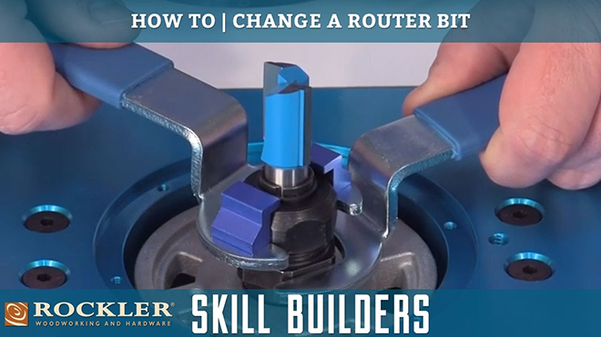 Changing a router bit
