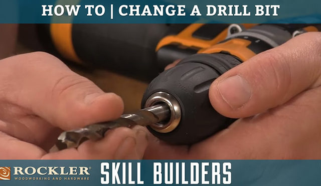 How to change a drill bit