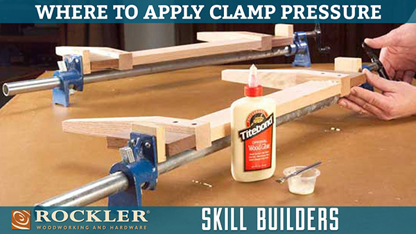 Where to apply clamping pressure