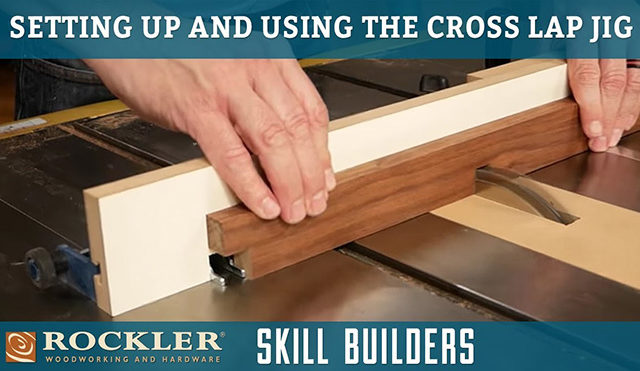 Setting up and using the crosslap jig