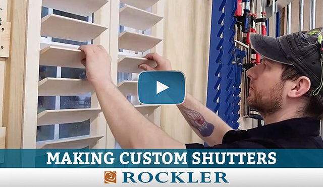 Designing custom shutters