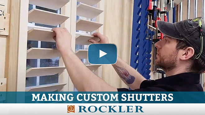 Designing custom shutters