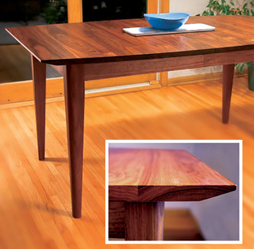 Dining table built by Dan Cary