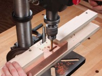 drill press mortising fence