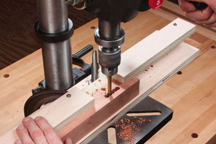 Drill Press Mortising Fence | Vertical | Woodworking