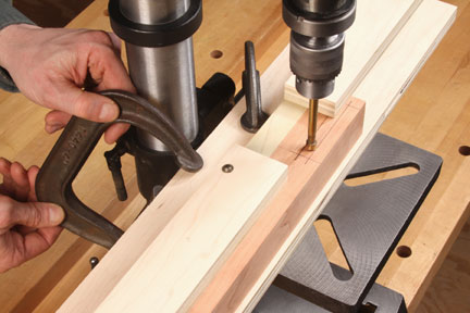 drill press mortising fence