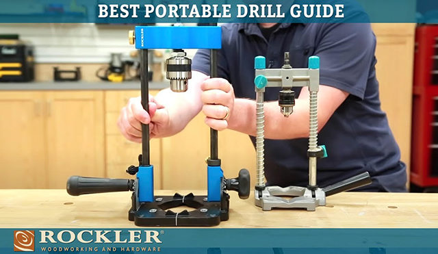 Using a Rockler drill guide