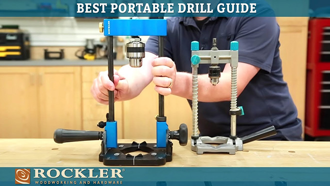 Using a Rockler drill guide