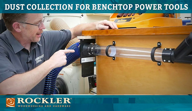 Dust collection for benchtop power tools
