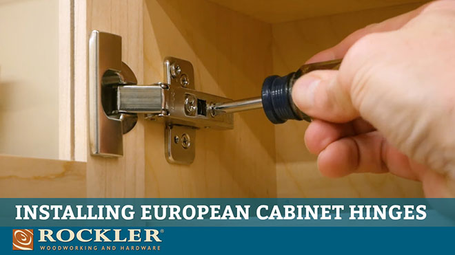 How to install European hinges