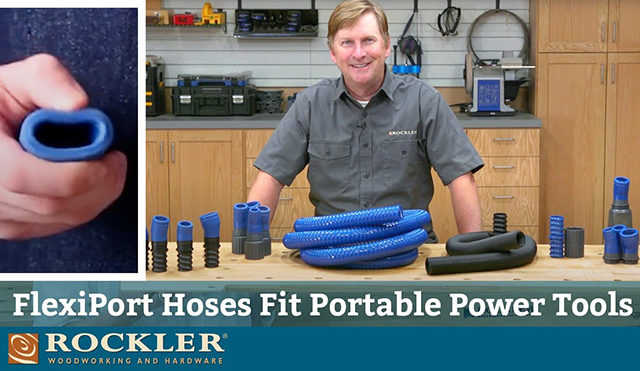 Flexiport dust collection fittings