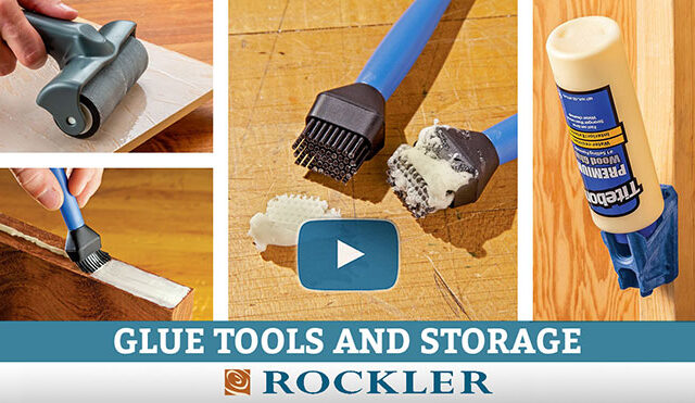 Rockler's silicone glue tool options