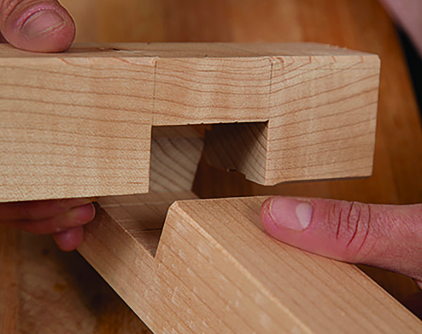 Cutting Half Lap Joints | Table Saw Half Laps | Dog Dish 