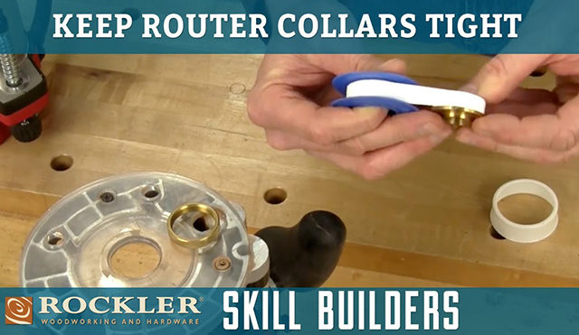 How to Keep a Router Guide Collar Tight 