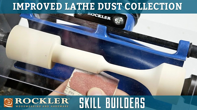 Lathe dust collection video
