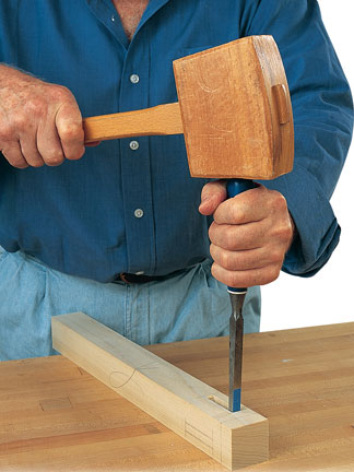 How to Use a Mortising Chisel