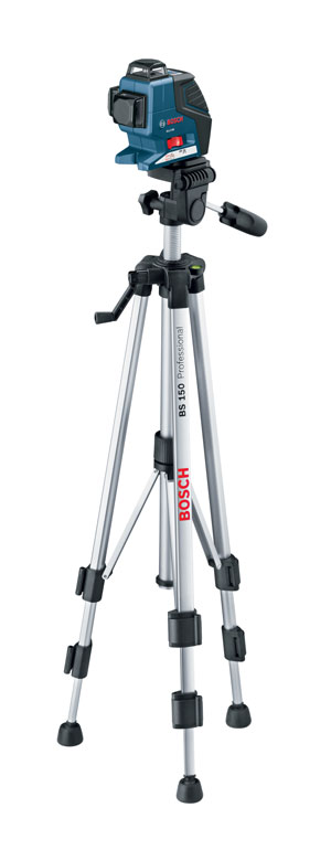 Bosch BS 150 Tripod + GLL3-80 Leveling Laser