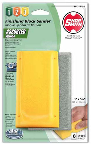 Shopsmith Abrasives Finishing Block Sander