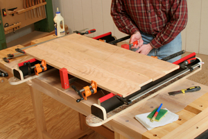 Gluing Up a Drawing Table Top?