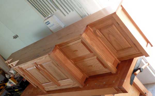 Oak Cabinet - Angle