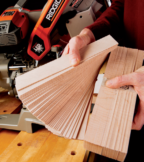 The MS255SR saw delivered exceptionally smooth, clean and consistent test cuts in hard maple.