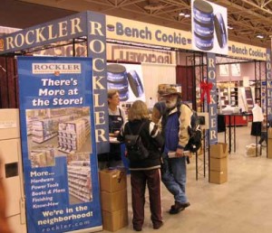 The usual cast of characters were plying their wares on the floor of The Wood Working Show.