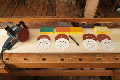 Sanding Disk Storage