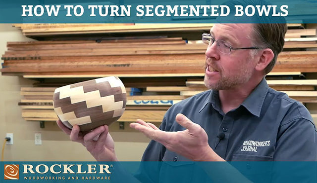 Turning a segmented bowl