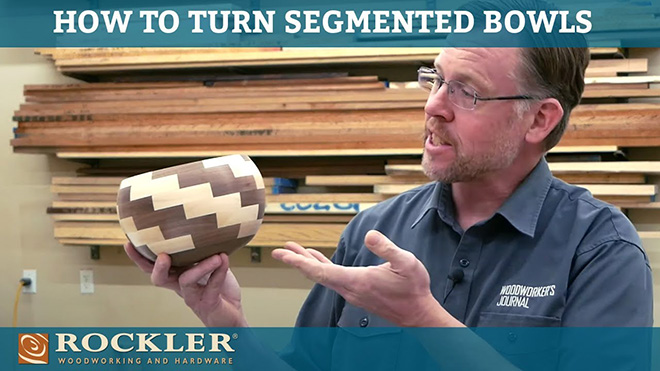 Turning a segmented bowl