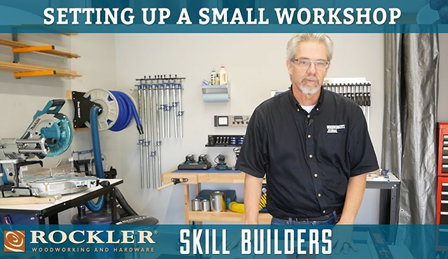 Supplying a garage corner workshop