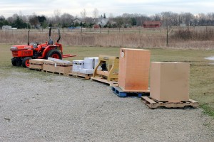 Nope, I didn't win a Powermatic lottery here. These machines are headed back to warehouse after use in a project story.