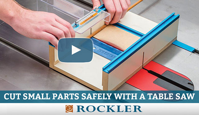 Cut Small Parts Safely with a Table Saw