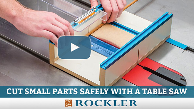 Cut Small Parts Safely with a Table Saw