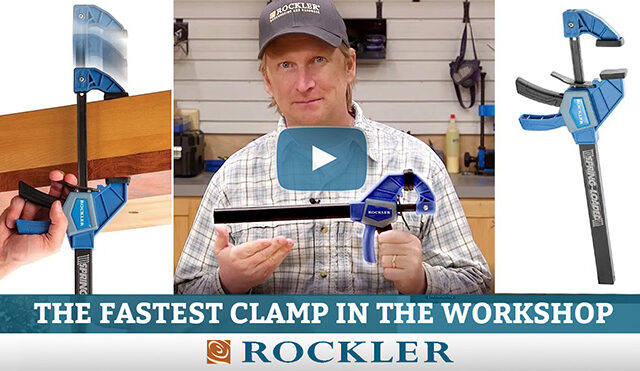 Quick look at the Rockler one handed bar clamp
