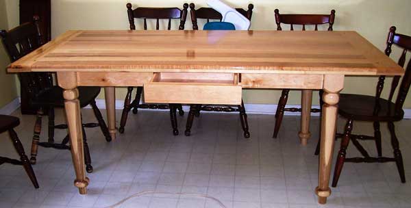 Country Table with Bread Board Ends