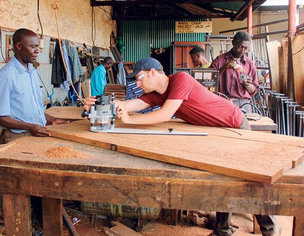 Help Desk Furniture – Woodworking and Helping in Uganda