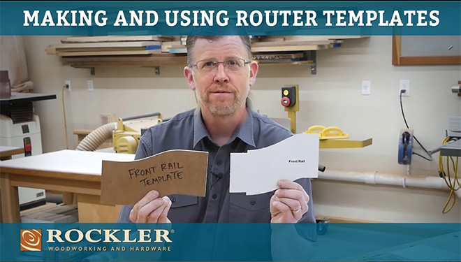 Displaying paper and cardboard router templates