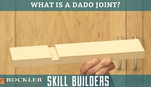 Cutting a dado joint