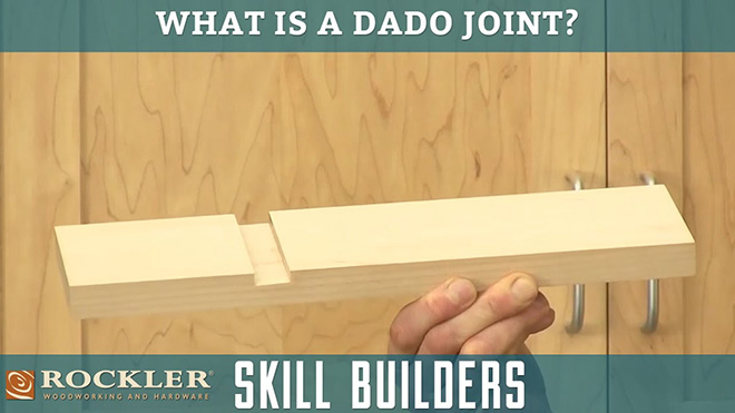 Cutting a dado joint