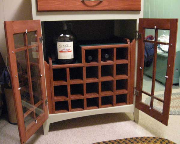 Wine Cabinet - Open