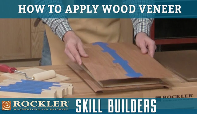 Laying out veneer panels